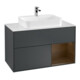 V&B Waschtischunterschrank Finion 100, Pl w m, Rg re wal ven, md bl. m Lac-1