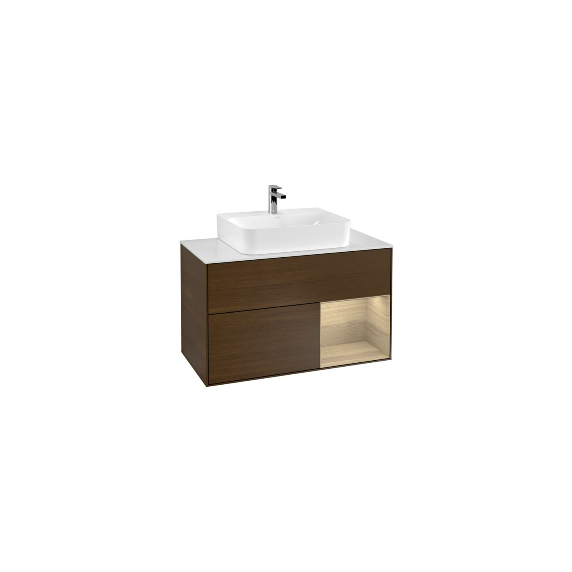 V&B Waschtischunterschrank Finion 100, Pl we m, Reg re Oa ven, wal ven ; Villeroy & Boch