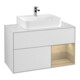 V&B Waschtischunterschrank Finion 100, Pl we m, Reg re Oa ven, wh. m Lac-1