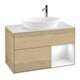 V&B Waschtischunterschrank Finion 100, Pl wh. m, Reg glo wh. Lac, Oa ven-1