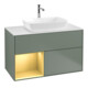 V&B Waschtischunterschrank Finion 100, Pl wh. m, Reg gol m Lac, Oli. m Lac-1