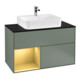 V&B Waschtischunterschrank Finion 100, Pl wh. m, Reg li gol m, Oli. m Lac-1