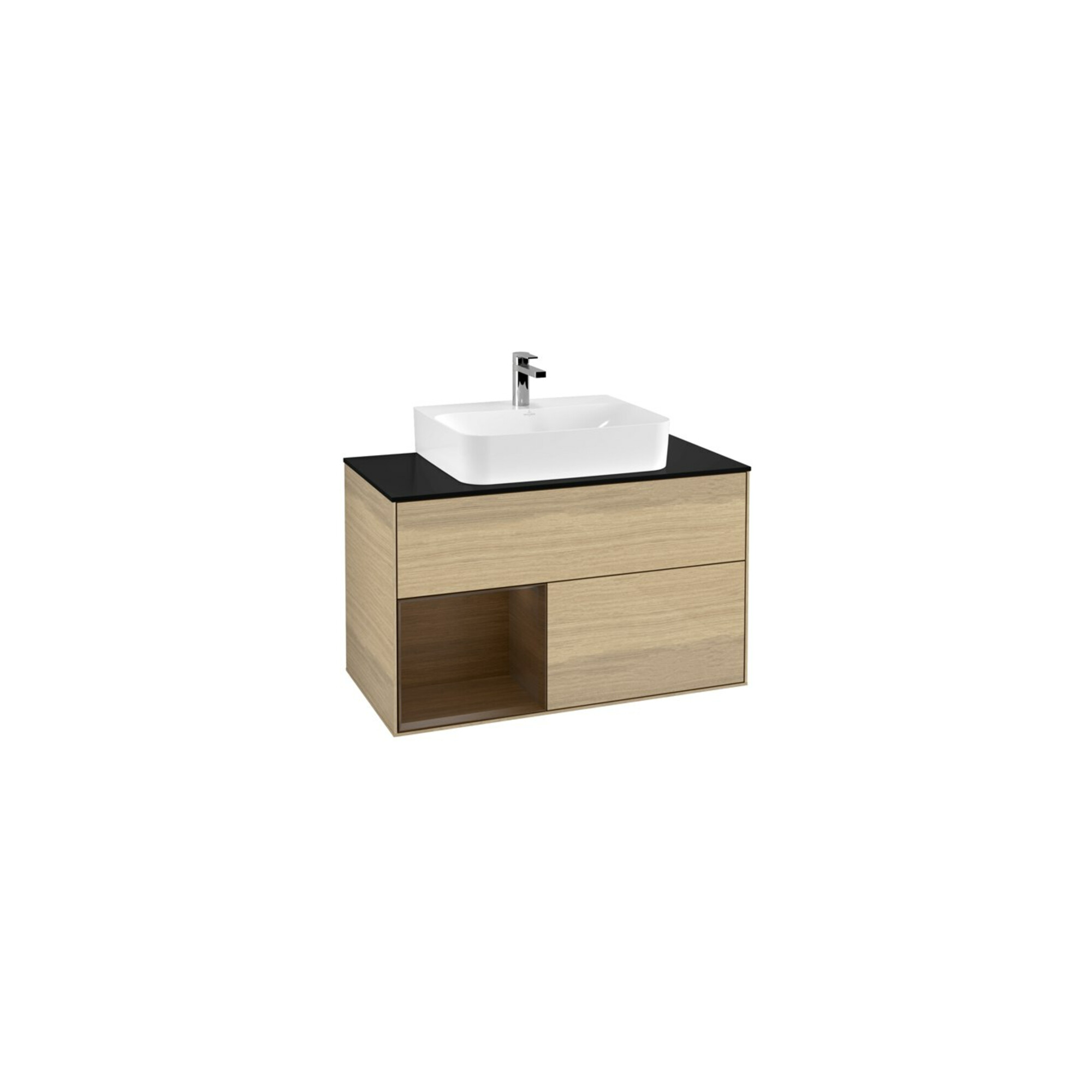 V&B Waschtischunterschrank Finion 100, Pl wh. m, Reg li wal ven, Oa ven ; Villeroy & Boch