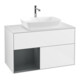 V&B Waschtischunterschrank Finion 100, Pl wh. m, Reg md m Lac, glo wh. Lac-1