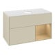 V&B Waschtischunterschrank Finion 100, Pl wh. m, Reg Oa ven, si Gr m Lac