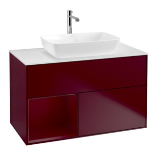 V&B Waschtischunterschrank Finion 100, Pl wh. m, Reg Peo m Lac, Peo m