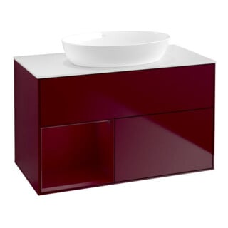 V&B Waschtischunterschrank Finion 100, Pl wh. m, Reg Peo m Lac, Peo m