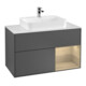 V&B Waschtischunterschrank Finion 100, Pl wh. m, Reg re Oa ven, Anthrac. m-1