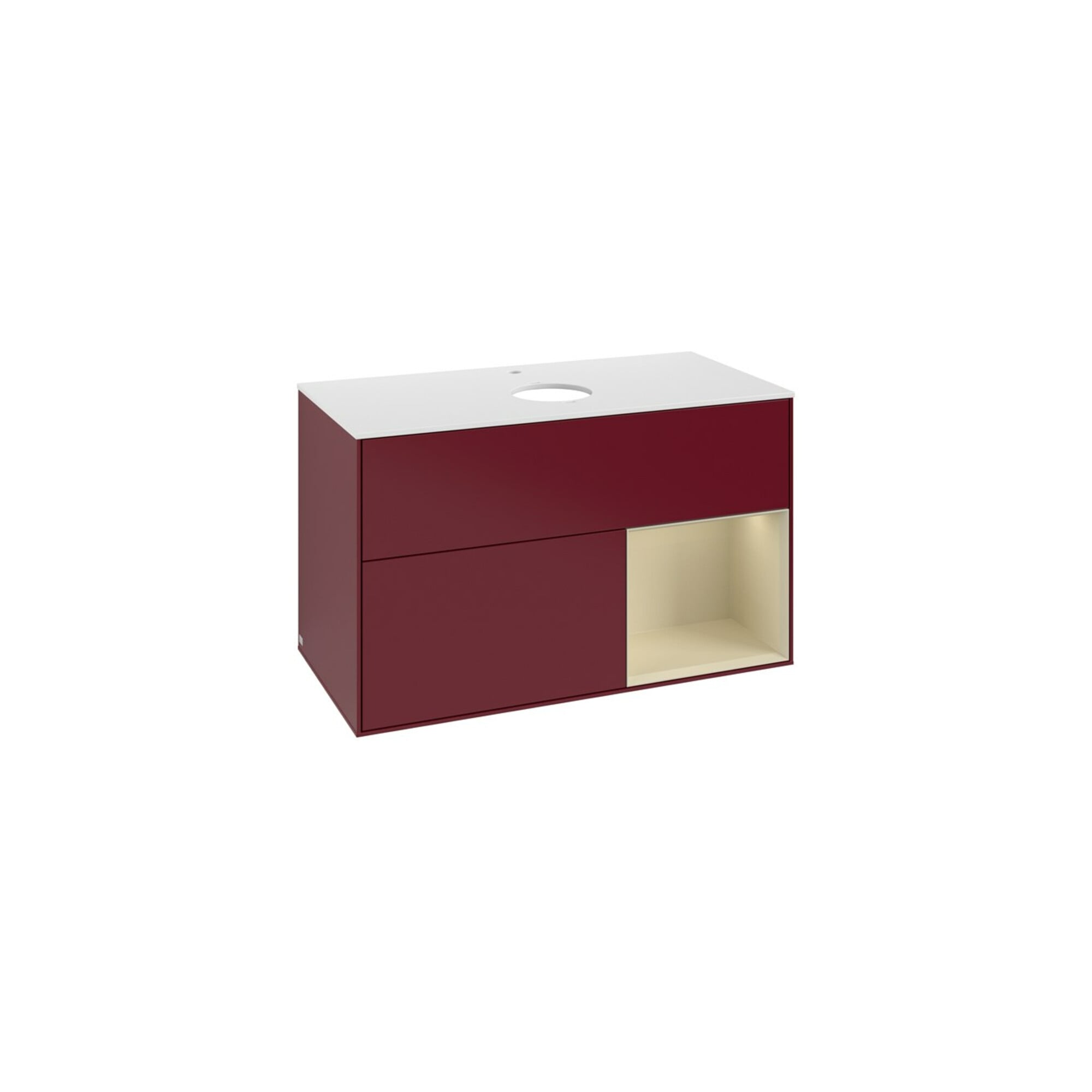 V&B Waschtischunterschrank Finion 100, Pl wh. m, Reg si Gr m Lac, Peo m ; Villeroy & Boch