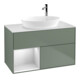 V&B Waschtischunterschrank Finion 100, Pl wh. m, Reg wh. m Lac, Oli. m Lac-1