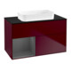 V&B Waschtischunterschrank Finion 100x60,3 cm, Reg li Anthrac. m, Peo Matt-1