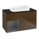 V&B Waschtischunterschrank Finion 100x60,3 cm, Reg li Anthrac. m, wal ven-1