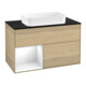 V&B Waschtischunterschrank Finion 100x60,3 cm, Reg li glo wh. Lac, Oa ven-1