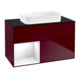 V&B Waschtischunterschrank Finion 100x60,3 cm, Reg li glo wh. Lac, Peo m-1