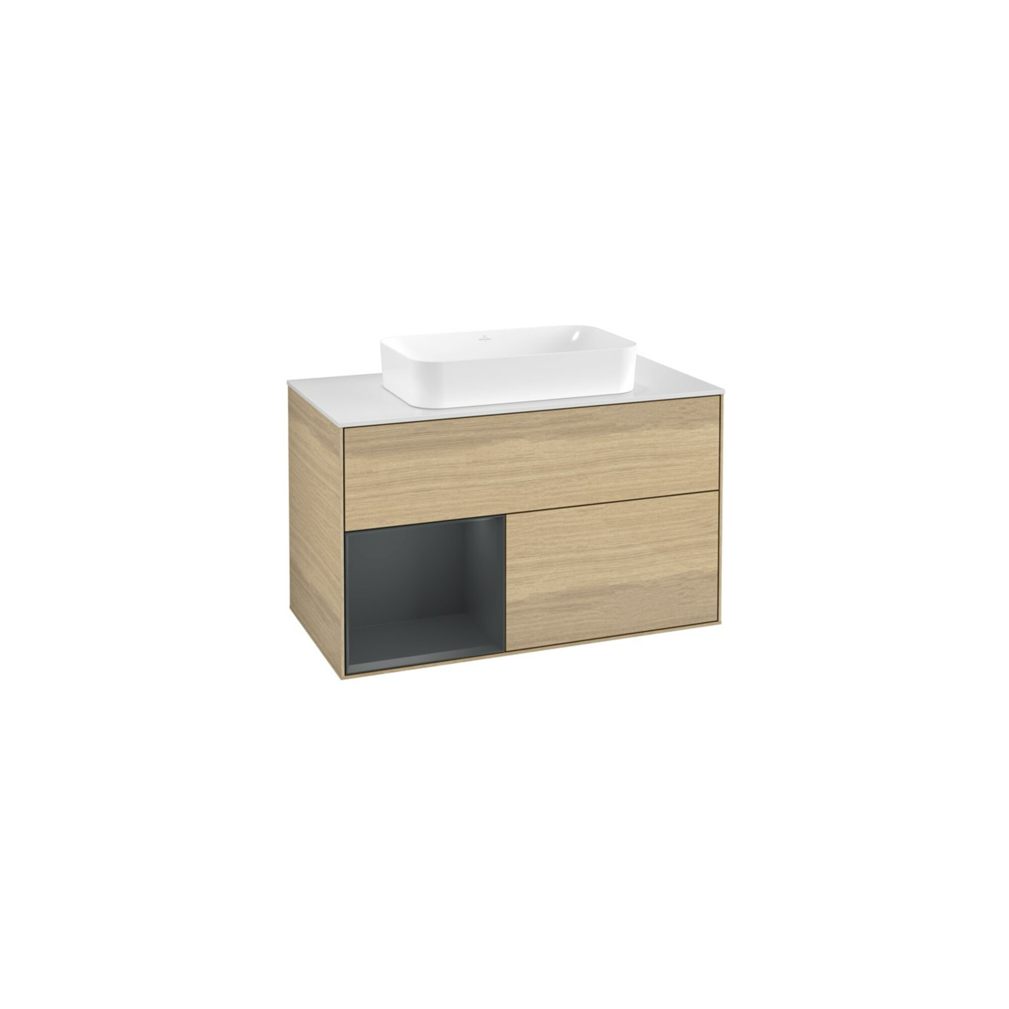 V&B Waschtischunterschrank Finion 100x60,3 cm, Reg li md bl. m Lac, Oa ven ; Villeroy & Boch