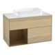 V&B Waschtischunterschrank Finion 100x60,3 cm, Reg li wal ven, Oak Veneer-1