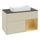 V&B Waschtischunterschrank Finion 100x60,3 cm, Reg re gol m, si Gr m Lac-3