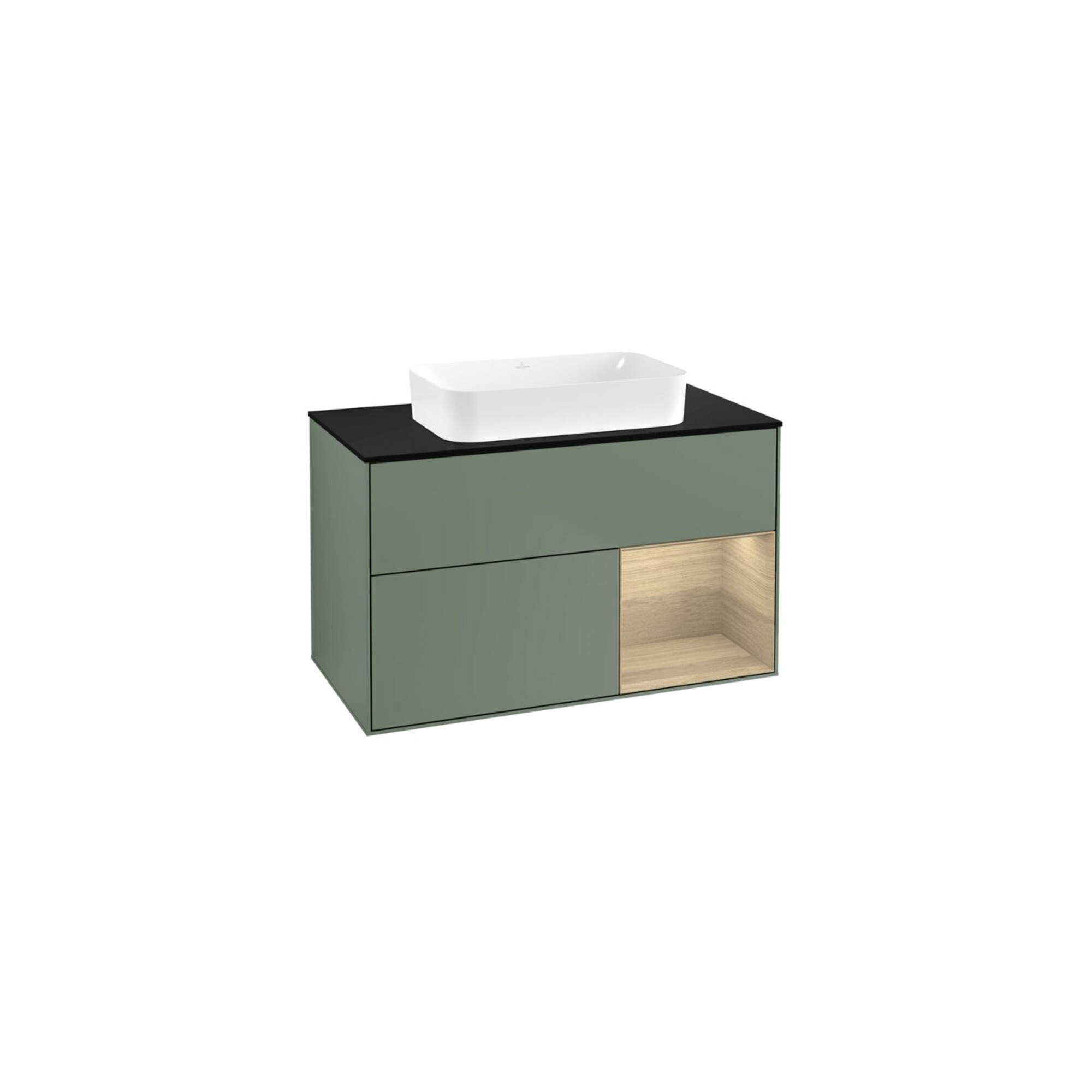 V&B Waschtischunterschrank Finion 100x60,3 cm, Reg re Oa ven, Oli. m Lac ; Villeroy & Boch