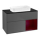 V&B Waschtischunterschrank Finion 100x60,3 cm, Reg re Peo, Anthracite matt-1