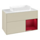 V&B Waschtischunterschrank Finion 100x60,3 cm, Reg re Peo, si Gr m Lacquer-1