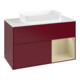 V&B Waschtischunterschrank Finion 100x60,3 cm, Reg re si Gr m Lac, Peo m-3