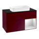 V&B Waschtischunterschrank Finion 100x60,3 cm, Reg re wh. m Lac, Peo Matt-1