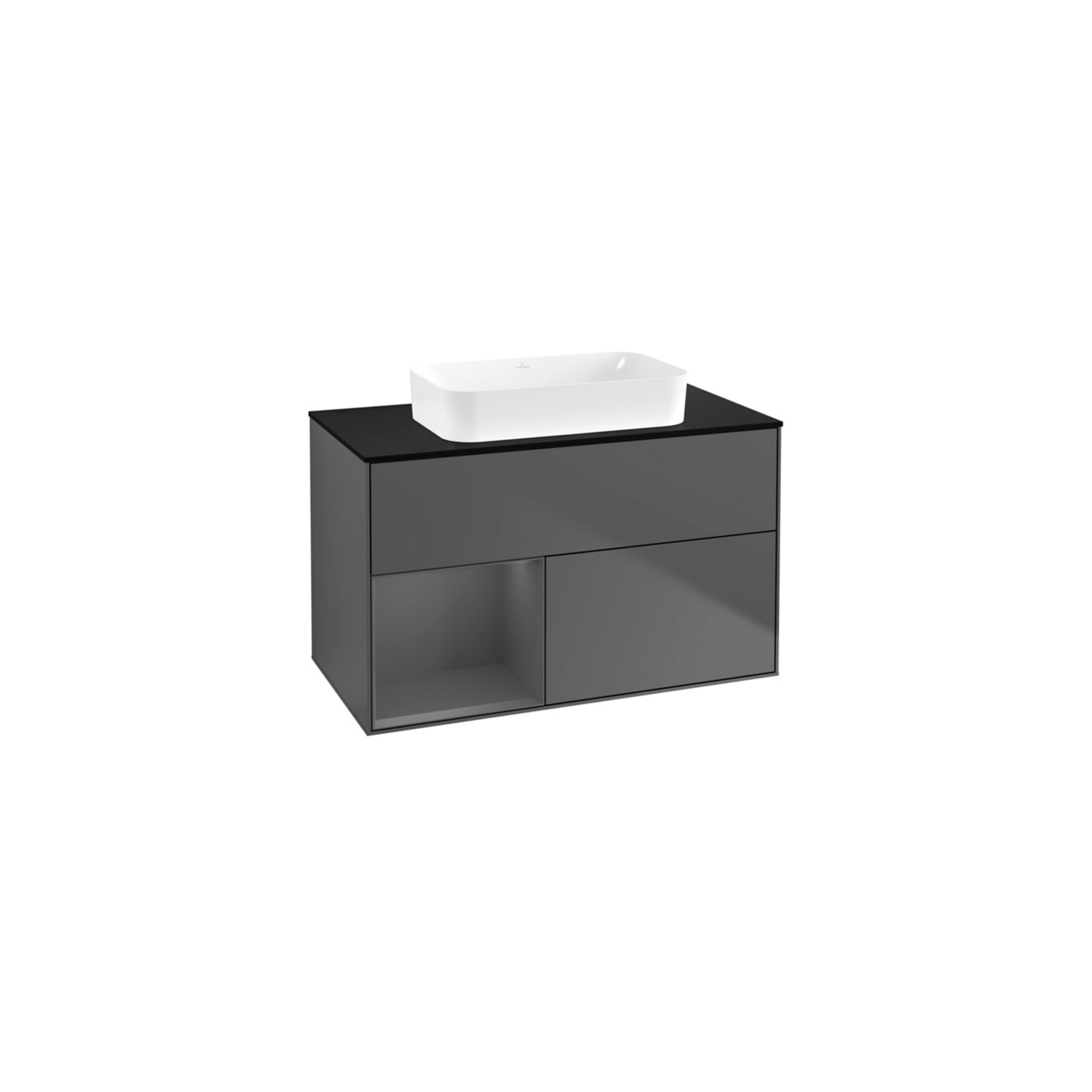 V&B Waschtischunterschrank Finion 100x60,3 cm, Rg l Anthrac. m, Anthrac. m ; Villeroy & Boch