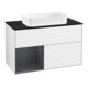 V&B Waschtischunterschrank Finion 100x60,3 cm, Rg l md b m La, glo wh. Lac-1