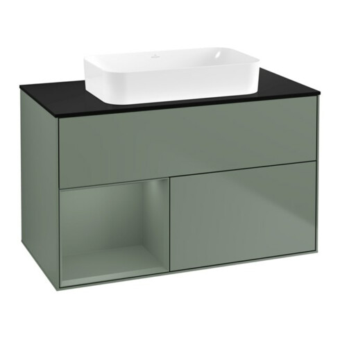 V&B Waschtischunterschrank Finion 100x60,3 cm, Rg l Oli. m Lac, Oli. m Lac