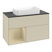 V&B Waschtischunterschrank Finion 100x60,3 cm, Rg l si G m La, si Gr m Lac
