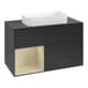 V&B Waschtischunterschrank Finion 100x60,3 cm, Rg l si Gr m Lac, bla m Lac-1