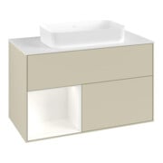 V&B Waschtischunterschrank Finion 100x60,3 cm, Rg l wh. m Lac, si Gr m Lac-3