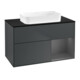 V&B Waschtischunterschrank Finion 100x60,3 cm, Rg r A m, md bl. m Lac-1