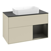 V&B Waschtischunterschrank Finion 100x60,3 cm, Rg r bla m Lac, si Gr m Lac-3