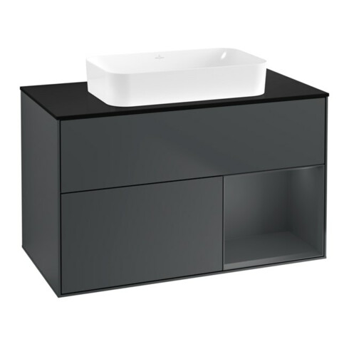 V&B Waschtischunterschrank Finion 100x60,3 cm, Rg r md b m La, md b m Lac
