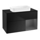 V&B Waschtischunterschrank Finion 100x60,3 cm, Rg re Anthrac. m, bla m Lac-1