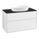 V&B Waschtischunterschrank Finion 100x60,3cm, Abd.-Pl. bla m, glo wh. Lac-1