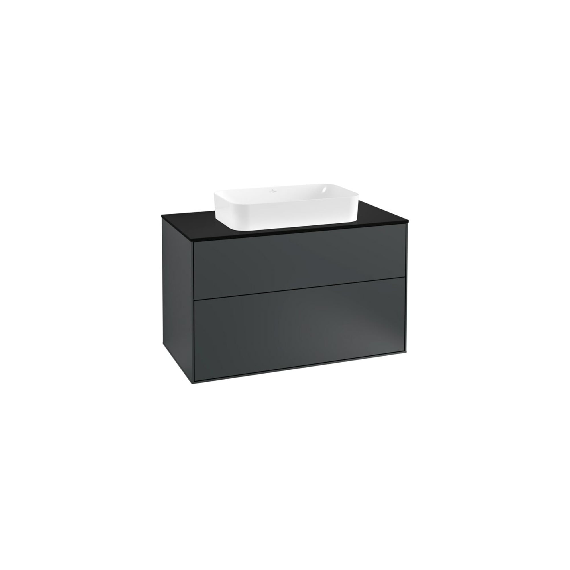 V&B Waschtischunterschrank Finion 100x60,3cm, Abd.-Pl. bla m, md bl. m Lac ; Villeroy & Boch