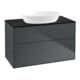 V&B Waschtischunterschrank Finion 100x60,3cm, Abd.-Pl. bla m, md bl. m Lac-1