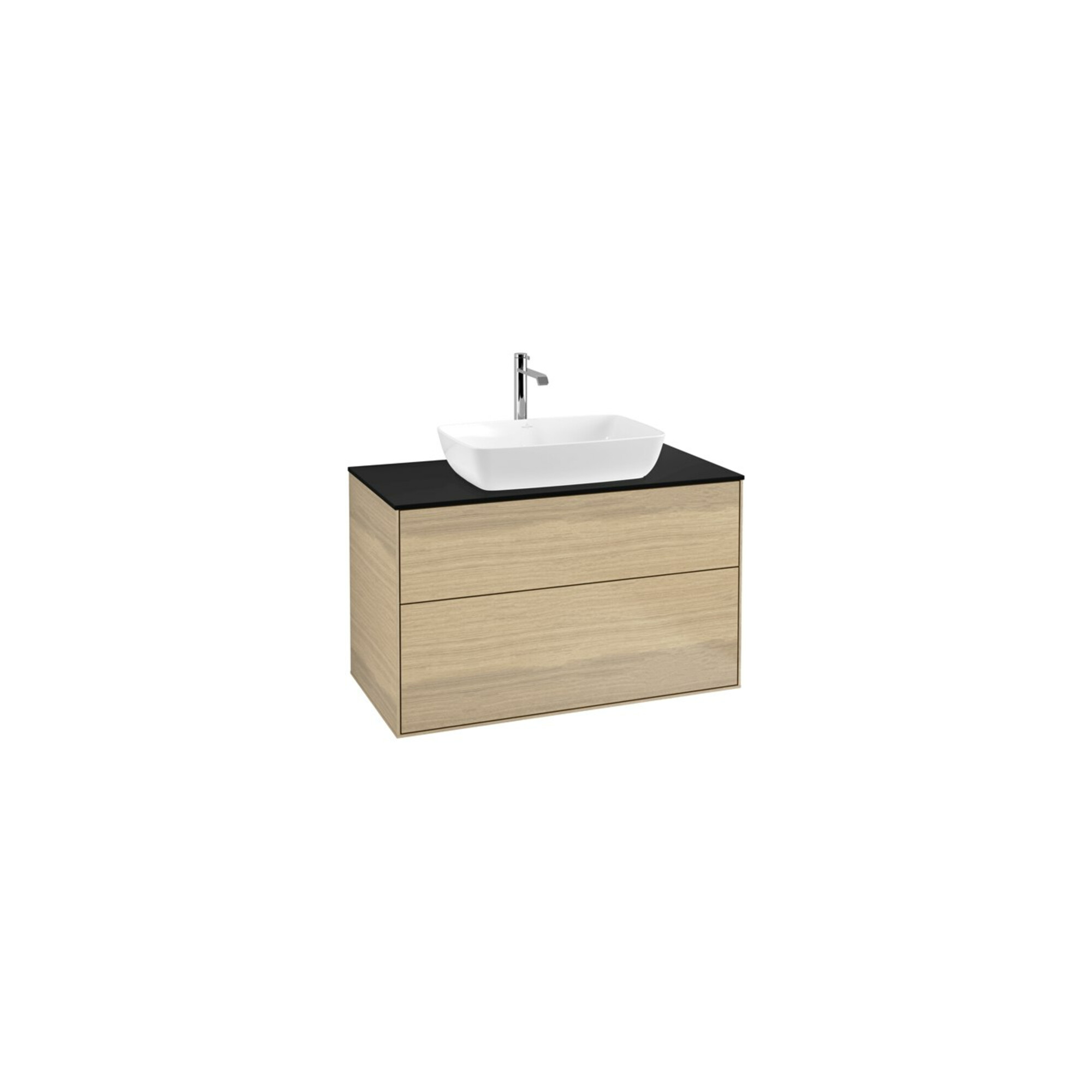 V&B Waschtischunterschrank Finion 100x60,3cm, Abd.-Pl. bla m, Oak Veneer ; Villeroy & Boch