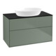 V&B Waschtischunterschrank Finion 100x60,3cm, Abd.-Pl. bla m, Oli. m Lac-1