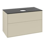 V&B Waschtischunterschrank Finion 100x60,3cm, Abd.-Pl. bla m, si Gr m Lac-1