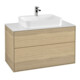 V&B Waschtischunterschrank Finion 100x60,3cm, Abd.-Pl. wh. m, Oak Veneer-1
