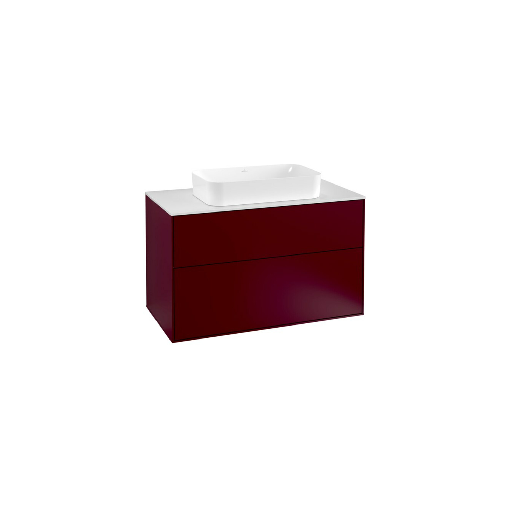 V&B Waschtischunterschrank Finion 100x60,3cm, Abd.-Pl. wh. m, Peony Matt ; Villeroy & Boch