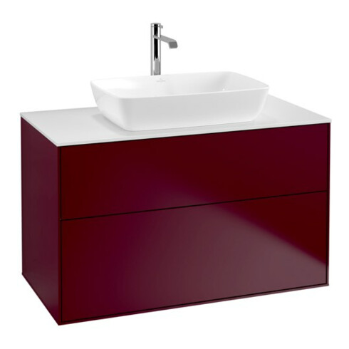 V&B Waschtischunterschrank Finion 100x60,3cm, Abd.-Pl. wh. m, Peony Matt