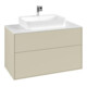 V&B Waschtischunterschrank Finion 100x60,3cm, Abd.-Pl. wh. m, si Gr m Lac-1