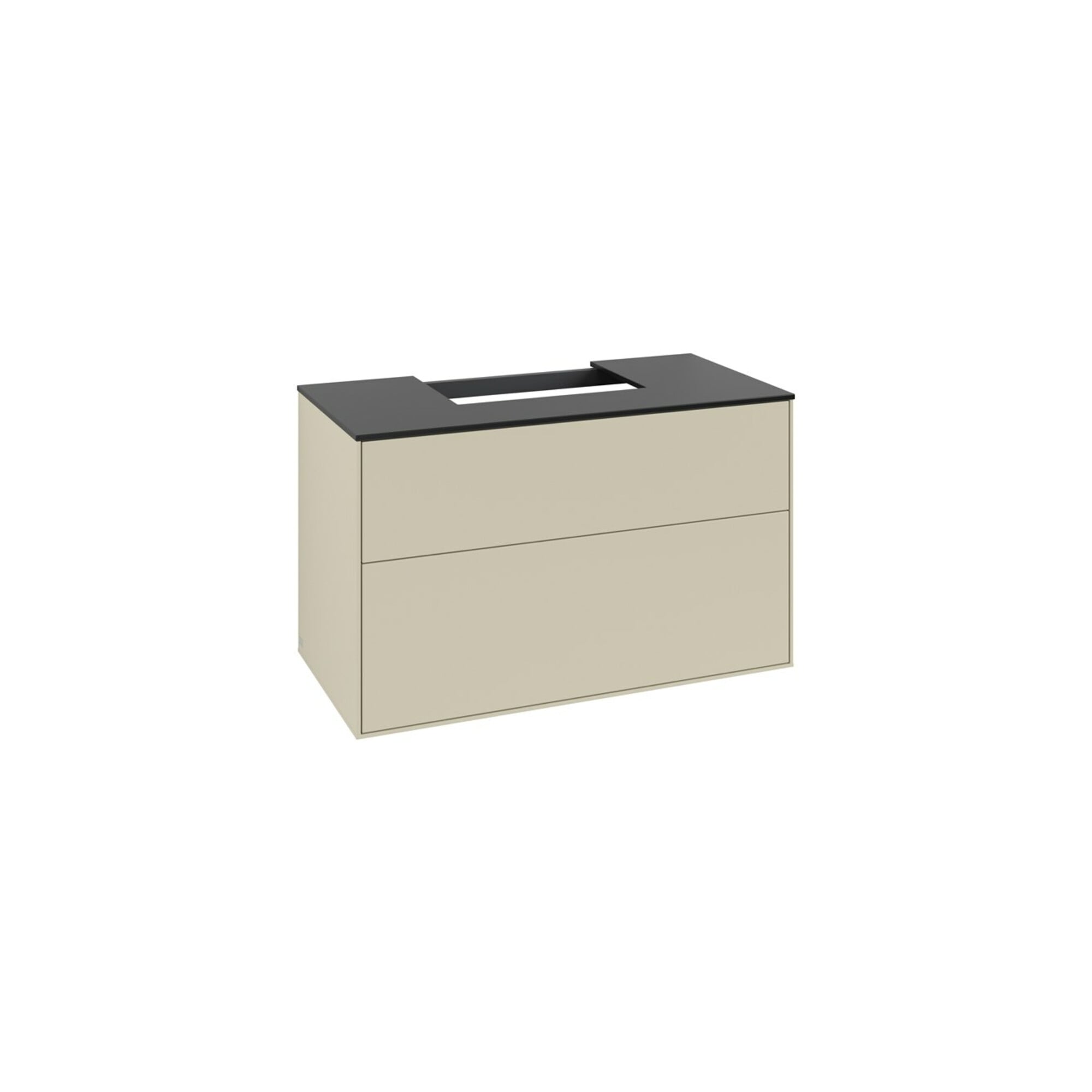 V&B Waschtischunterschrank Finion 100x60,3x50,1cm, Pl bla m, si Gr m Lac ; Villeroy & Boch