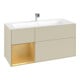 V&B Waschtischunterschrank Finion 119,6x59,1cm, Reg li gol m, si Gr m Lac-3