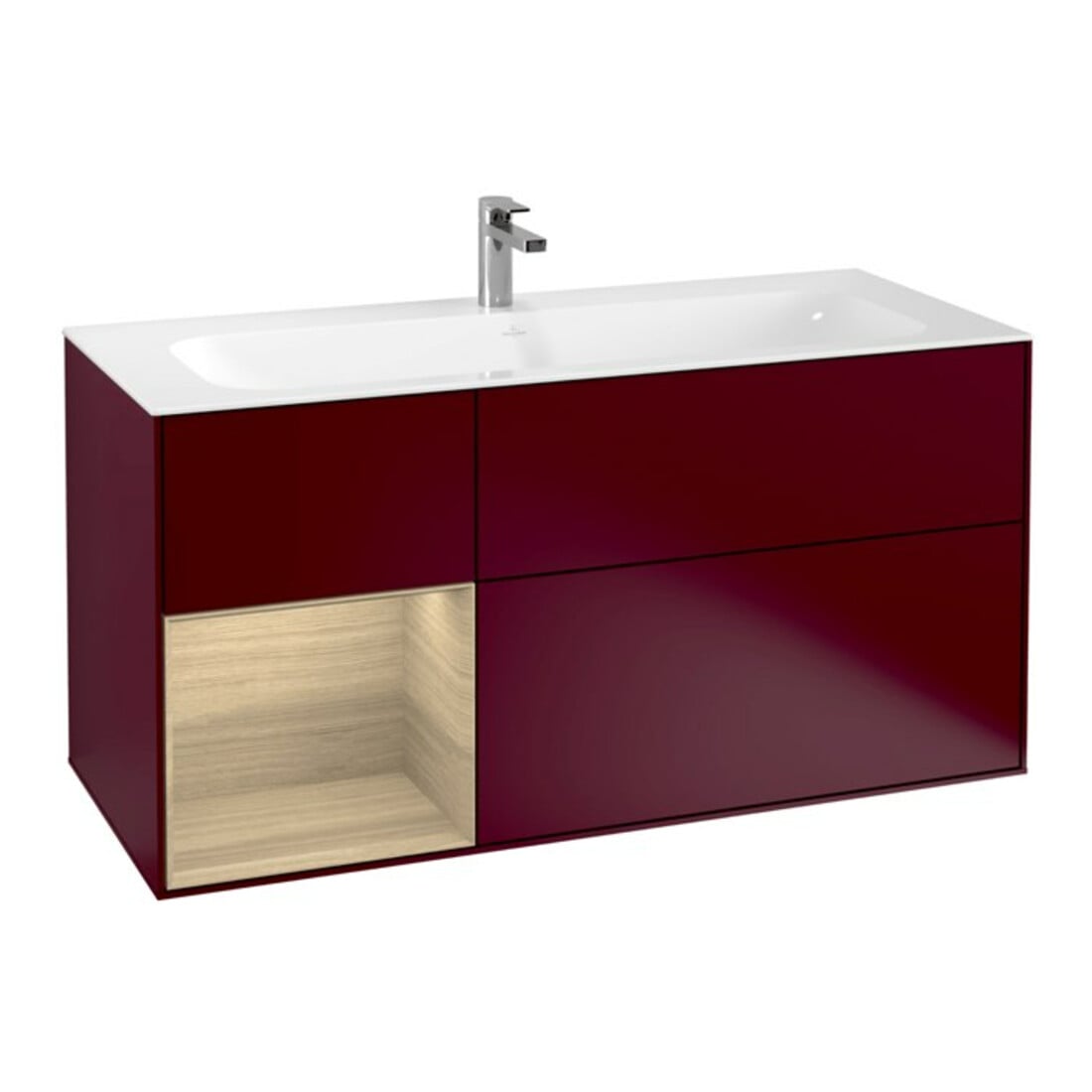 V&B Waschtischunterschrank Finion 119,6x59,1cm, Reg li Oa ven, Peony Matt