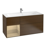 V&B Waschtischunterschrank Finion 119,6x59,1cm, Reg li Oa ven, wal veneer